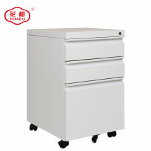 2018 modern metal 3 drawer pedestal mobile storage cabinet